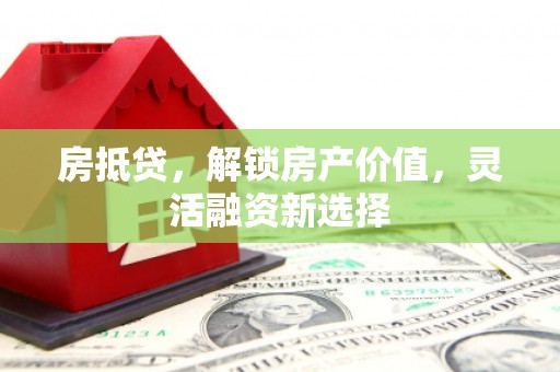 沙洋房抵贷，解锁房产价值，灵活融资新选择