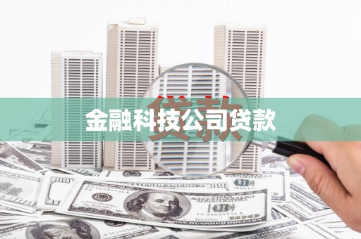 沙洋金融科技公司贷款