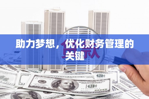 沙洋助力梦想，优化财务管理的关键
