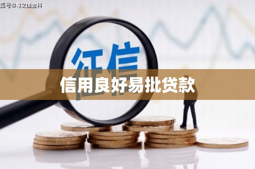 沙洋信用良好易批贷款