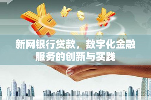 沙洋新网银行贷款，数字化金融服务的创新与实践