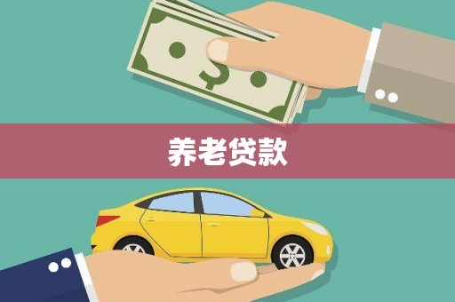 沙洋养老贷款