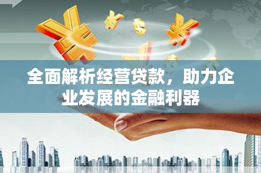 沙洋全面解析经营贷款，助力企业发展的金融利器