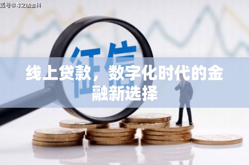 沙洋线上贷款，数字化时代的金融新选择