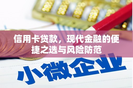 沙洋信用卡贷款，现代金融的便捷之选与风险防范
