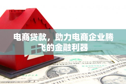 沙洋电商贷款，助力电商企业腾飞的金融利器