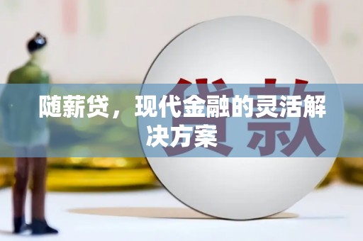 沙洋随薪贷，现代金融的灵活解决方案