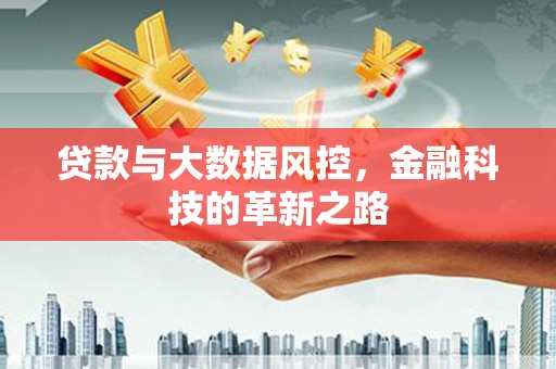 沙洋贷款与大数据风控，金融科技的革新之路