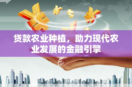 沙洋贷款农业种植，助力现代农业发展的金融引擎