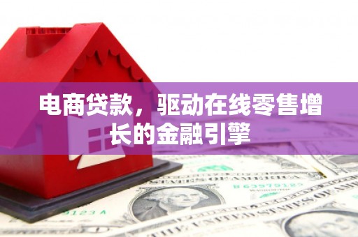 沙洋电商贷款，驱动在线零售增长的金融引擎