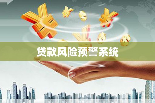 沙洋贷款风险预警系统
