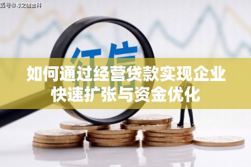 沙洋如何通过经营贷款实现企业快速扩张与资金优化