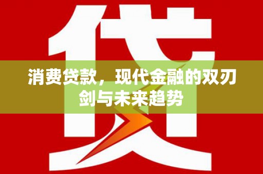 沙洋消费贷款，现代金融的双刃剑与未来趋势