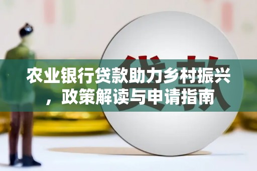 沙洋农业银行贷款助力乡村振兴，政策解读与申请指南