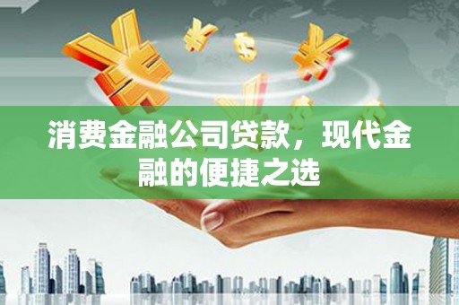 沙洋消费金融公司贷款，现代金融的便捷之选
