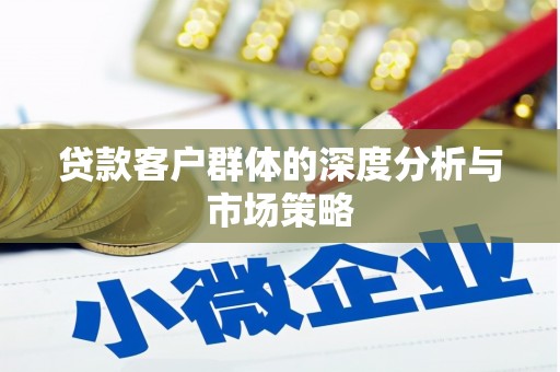 沙洋贷款客户群体的深度分析与市场策略