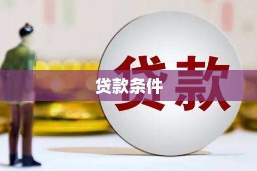 沙洋贷款条件