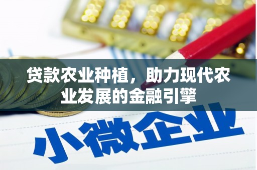 沙洋贷款农业种植，助力现代农业发展的金融引擎