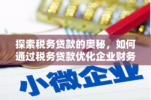 沙洋探索税务贷款的奥秘，如何通过税务贷款优化企业财务