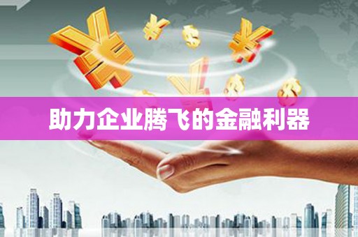 沙洋助力企业腾飞的金融利器