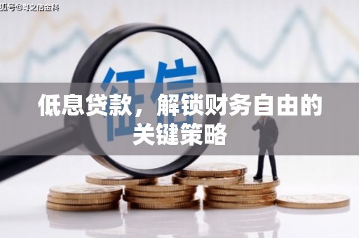 沙洋低息贷款，解锁财务自由的关键策略