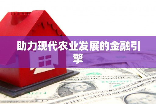 沙洋助力现代农业发展的金融引擎