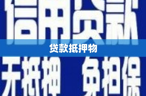 沙洋贷款抵押物