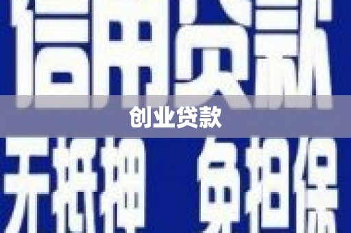 沙洋创业贷款