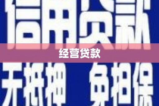 沙洋经营贷款