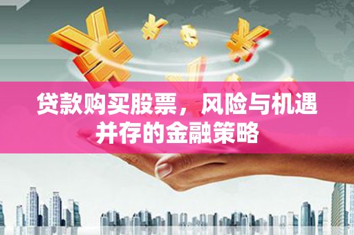 沙洋贷款购买股票，风险与机遇并存的金融策略