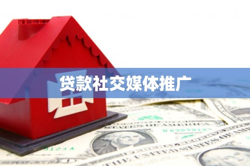 沙洋贷款社交媒体推广