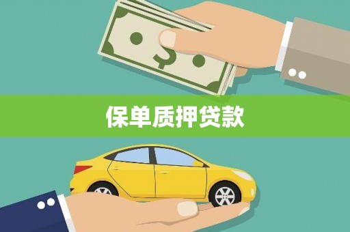沙洋保单质押贷款