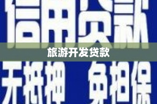 沙洋旅游开发贷款