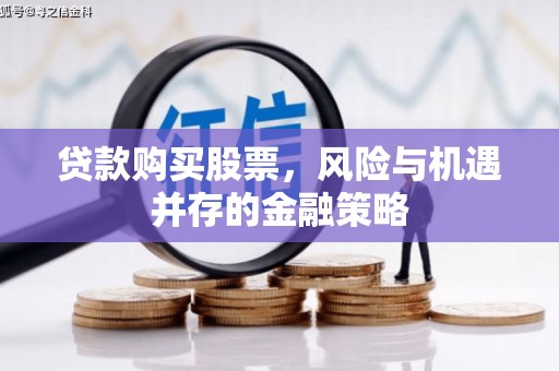 沙洋贷款购买股票，风险与机遇并存的金融策略