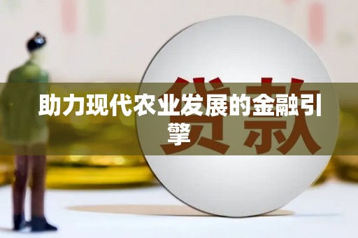 沙洋助力现代农业发展的金融引擎