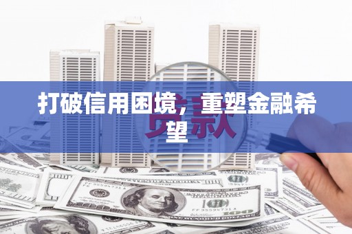 沙洋打破信用困境，重塑金融希望