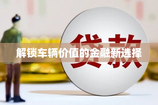沙洋解锁车辆价值的金融新选择