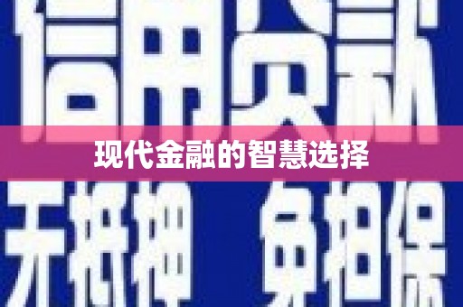 沙洋现代金融的智慧选择