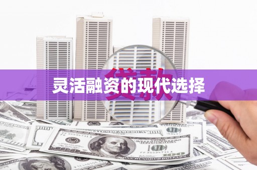 沙洋灵活融资的现代选择