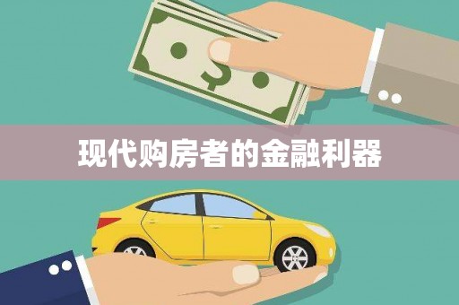 沙洋现代购房者的金融利器