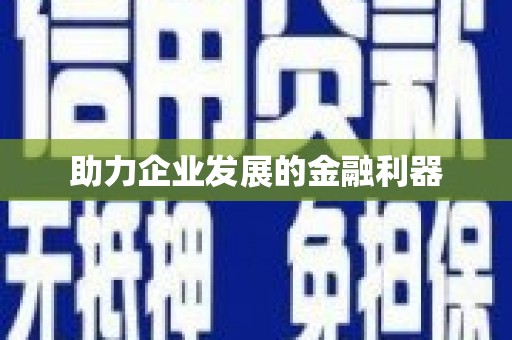 沙洋助力企业发展的金融利器